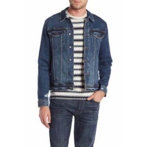 Joe’s Jeans Distressed Dark Wash Jean Jacket